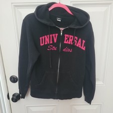 Universal Studios Black Hooded Windbreaker Ja...