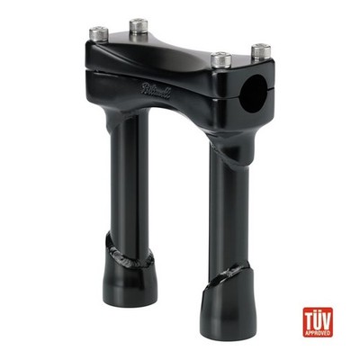 Biltwell Murdock riser Lenker TGA schwarz für Harley Dyna Softail Sportster 6'' 