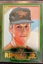Cal Ripken Jr. - 2018 Topps Gallery #84 Green /99 HOF Orioles