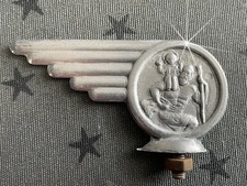  Fahrrad / Moped Schutzblechfigur- Emblem- Steuerkopfschild | Christophorus