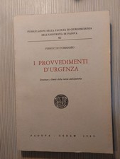 I provvedimenti d’urgenza	 di Ferruccio Tommaseo, 1983, Cedam