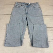 Vintage Levis 506 Jeans Womens 14 33X32 High Rise Straight made In USA Denim