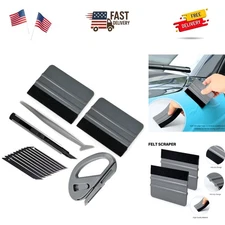 Vehicle Vinyl Wrap Window Tint Film Tool Kit Include 4 Inch Felt Squeegee, Re...