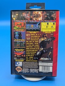 Judge Dredd Sega Genesis w/ Box Artwork Tested Working VGC