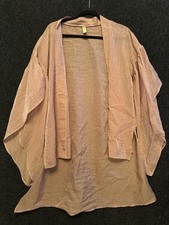 NanFeng Gu Pink Adult Size M Kimono Style with Wide Sleeves, Preowned