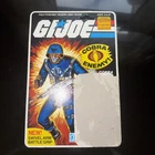 Vintage G.I. Joe 1982 Cobra Officer The Enemy 20 Back Full Cardback File Card