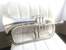 versilbertes Jazz-Flügelhorn mit Trigger - Besson