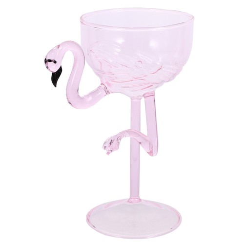  Goblet Banquet Travel Flamingo Drinking Glasses Tropical Party Cups - Picture 6 of 12