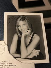 Barbara Streisand Autographed Photo From 2005