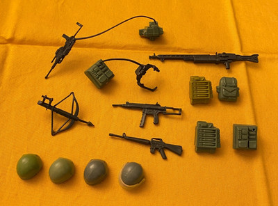 G.I. GI JOE WEAPONS LOT #19 Scarlett Rock N Roll Flash helmet visor FREESHIP