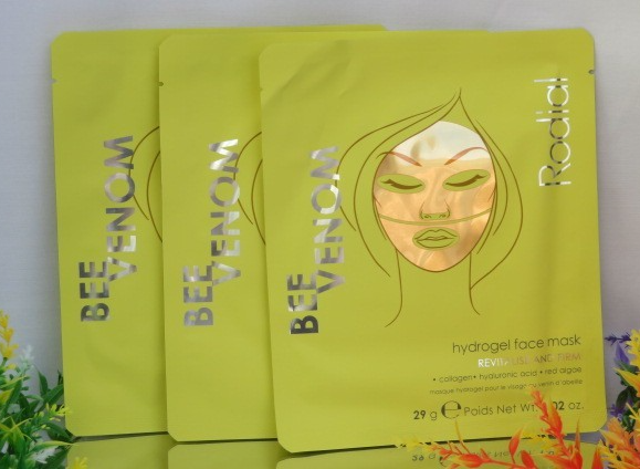 RODIAL 💛 Bee Venom Hydrogel Face Mask 3 x 29g 💛 Collagen + Hyaluronic Acid NEW