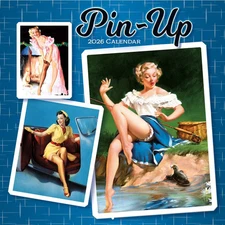 Turner Licensing,  Pin Up 2026 Wall Calendar, 12'' X 12'', 12-Month Calendar wit