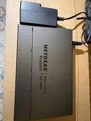 NETGEAR ProSAFE GS108E Plus Switch 8-Port Gigabit Ethernet RJ-45 Standalone