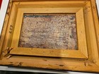 Vintage Signed Enamel Copper Painting Child In A Park  Matted Framed Art 5x7   — photo 4