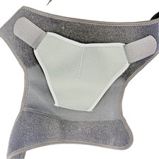 Neoprene Shoulder Brace Support Adjustable Strap Black/Gray