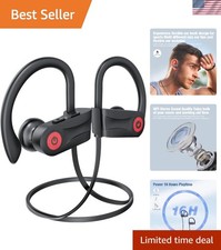 Lightweight Bluetooth 5.3 Earbuds with Powerful Sound Waterproof Design