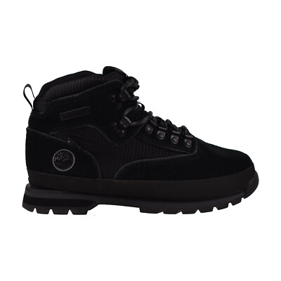 Timberland Men\'s Sz 12 Black Leather Comfort Hiking Ankle Lace Up Boots Timberland #10073 Lace-up boots in black buy online main image 3
