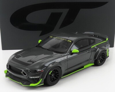 GT Spirit 2021 Ford Mustang RTR Spec 5 Coupe Grey Green 1:18*New