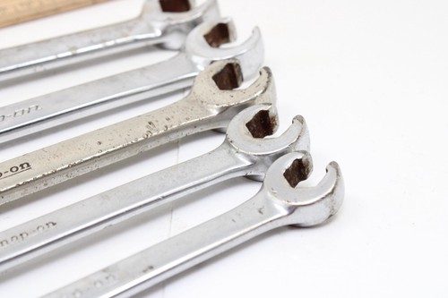 Snap On RXS12-RXS20 3/8"-5/8" SAE 5 Piece Flare/Open End Combination Wrench Set - Foto 4 di 12