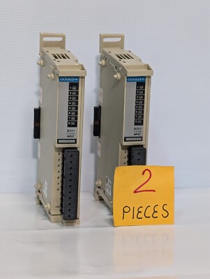 (2) Gould Modicon B351 Input Programmable Controller Module PLC 115 VAC