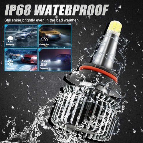 For 2008-2011 Subaru Impreza 8-side 6000K LED Headlight High/Low/Fog Light White - Picture 6 of 18