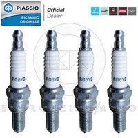 4X ZüNdkerzen RG6YC Original Piaggio Liberty Sport 125 2006 M38104
