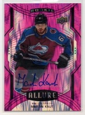 2020 2020-21 Upper Deck Allure Autographs Magenta Rookie #115 Martin Kaut 24/75