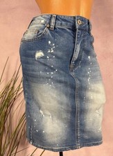 NEU S Woman Jeans ROCK  Stretch Denim  Schlitz 8271  S 36 38