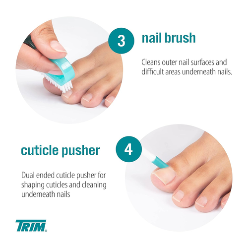 Pedicure Kit - Includes Toenail Clipper, Cuticle Pusher, Pumice Stone, Callus Re - Picture 3 of 12
