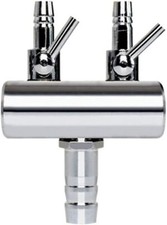 2-Way Aquarium Air Flow Control Valve Airline Tubing Connector Fish Tank