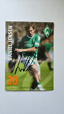 Daniel Jensen, Dänemark, SV Werder Bremen, Autogramm original