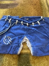 Sanabul Jiu Jutsu Pants Women’s Sz S/M A0 Blue Grey