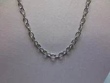 WHOLESALE 10 FEET  STAINLESS STEEL SILVER 5mm  CABLE LINK CHAIN