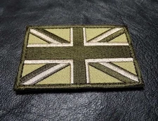 UNION JACK UK ENGLAND FLAG HOOK PATCH EMBROIDERED