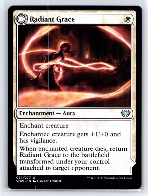 2021 MTG Innistrad: Crimson Vow Regular Uncommon Radiant Grace 31/277