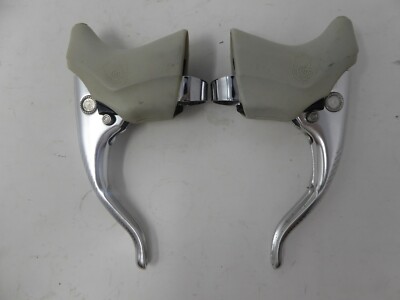 Leviers De Frein CAMPAGNOLO Record Vintage NOS - Années 80, Pour Guidon De Route, Couleur Argent Et Noir