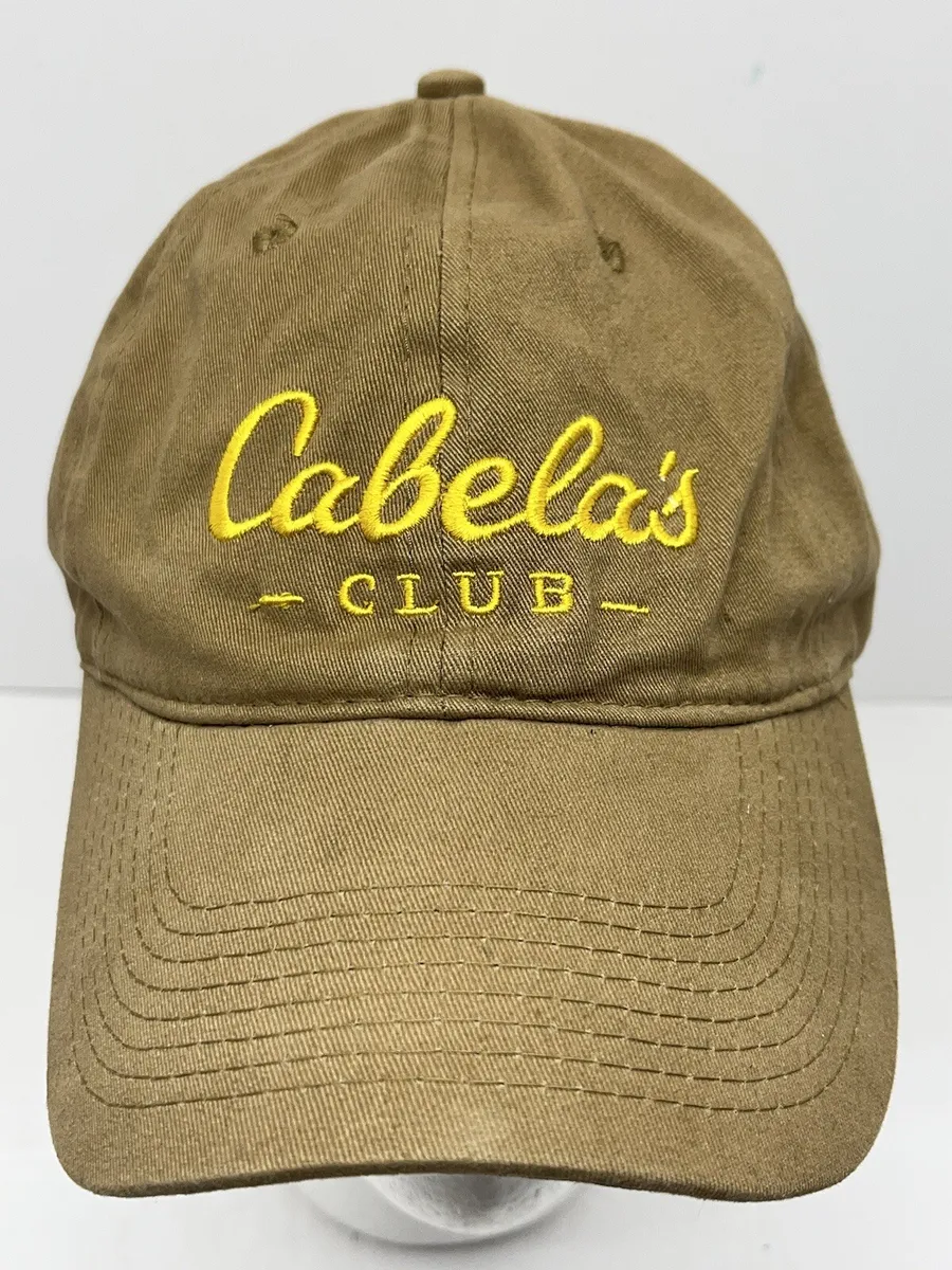 Cabelas Club Hat One Size Adjustable ( Very Clean ) Brown Color