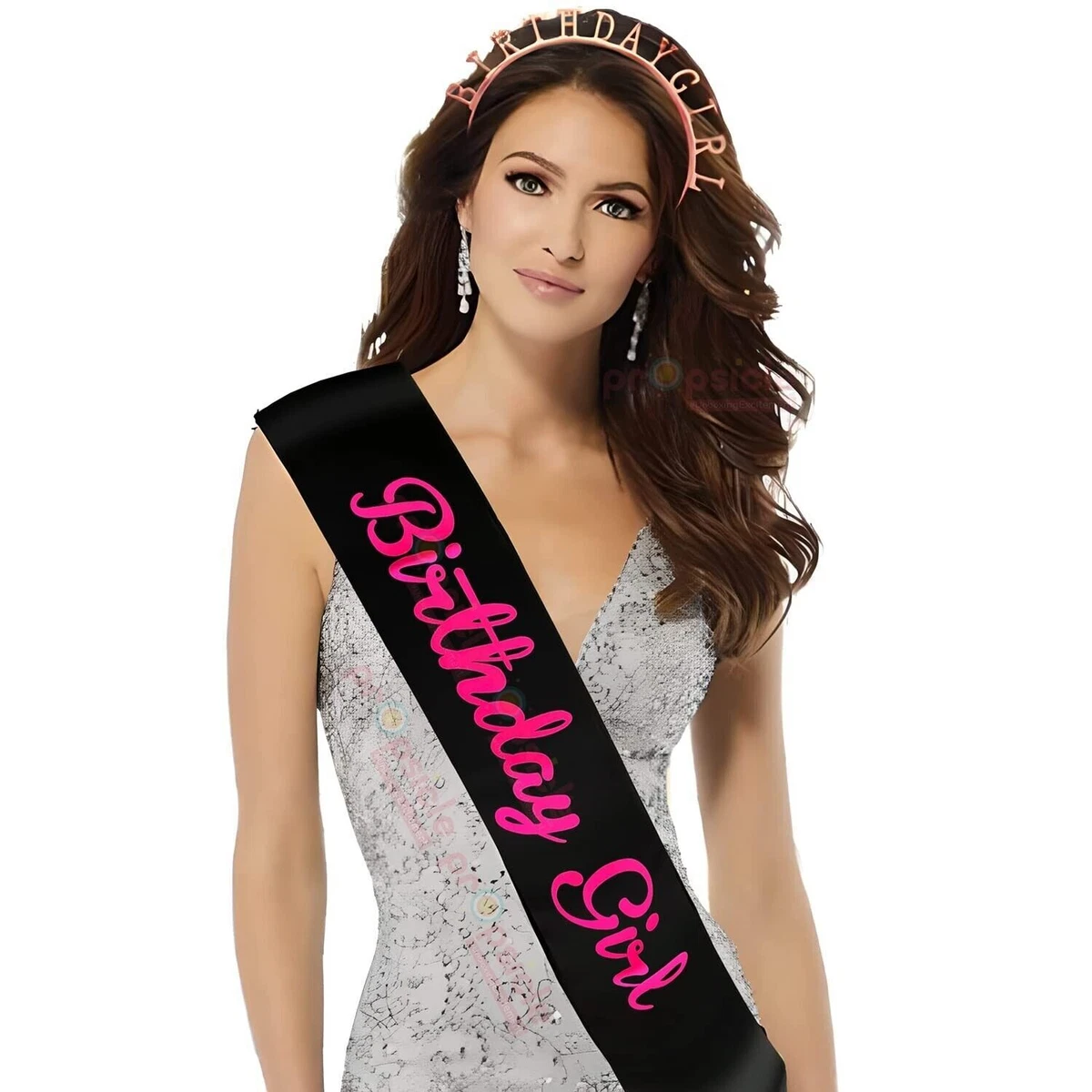 Birthday girl best sale sash and tiara