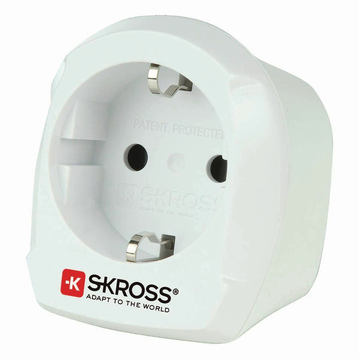 World To UK Travel Adapter - Earthed Power Converter For International Travel