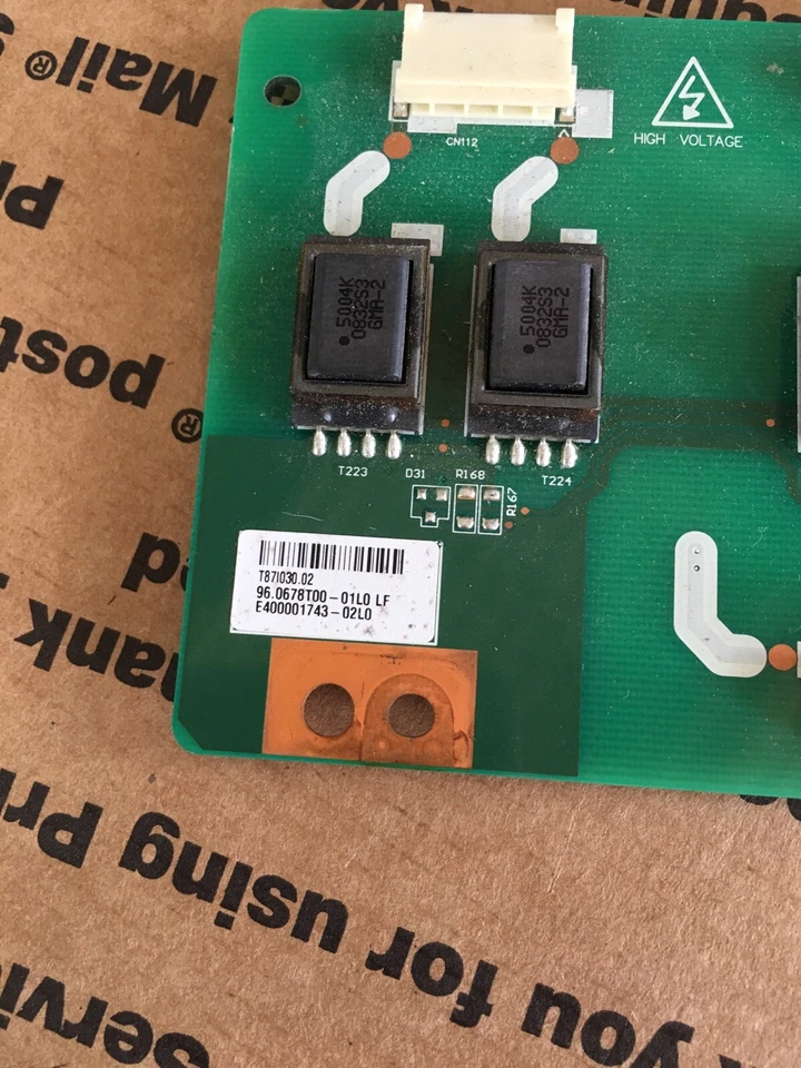 SAMSUNG LE46A565P1F 46" TV MASTER INVERTER PCB T871030.02 - Image 3 of 4