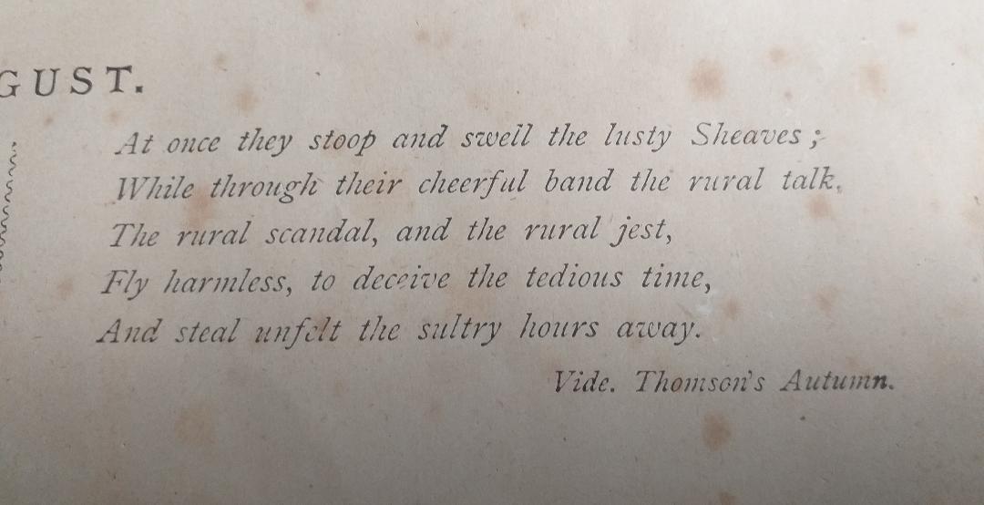 Bartolozzi F., two original etchings late 19th century "December" and "August" .