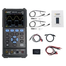 OWON Oscilloscope HDS300S 3.5" LCD 2+1CH Multi-Function Digital Handheld Oscope