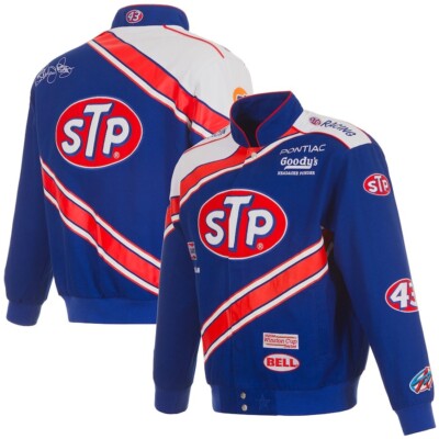 Nascar Richard Petty STP Twill Uniform Jacket Royal  | JH Design