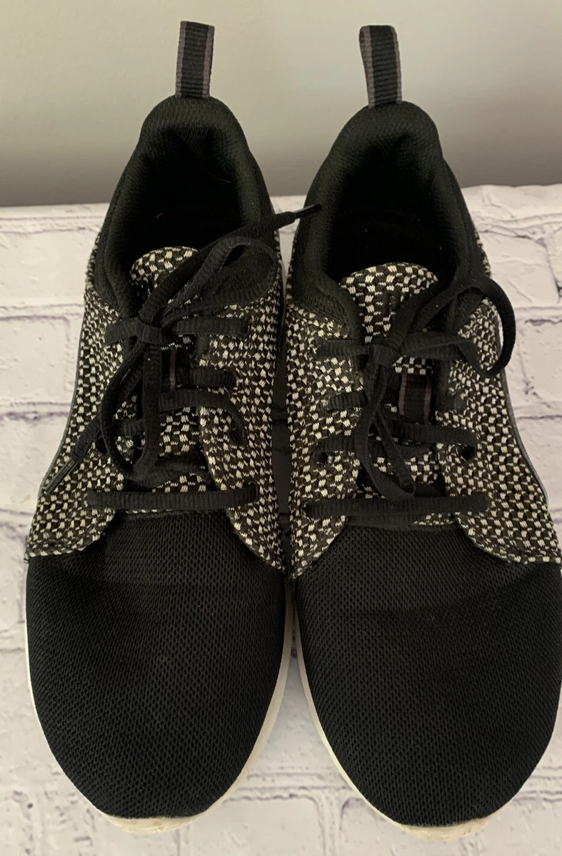 PUMA Women s Carson 2 X Puma Black white Checkered Running Shoes Size 8.5 eBay