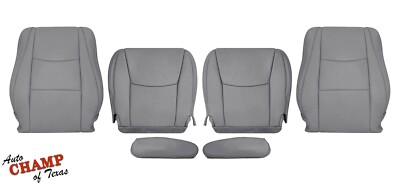 For Lexus GX470 2005 - Driver & Passenger Complete Leather Seat Cover DK Gray