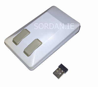 New Tank Mouse White Beige USB Wireless Bluetooth 5.0 Amiga PC C64 1283