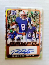 REGGIE ROBERSON JR 2021 Leaf Pro Set POWER Football ARC ROOKIE AUTO RC