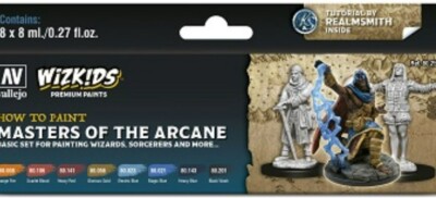 VALLEJO: WIZKIDS PREMIUM SET MASTERS O/T ARCANE New