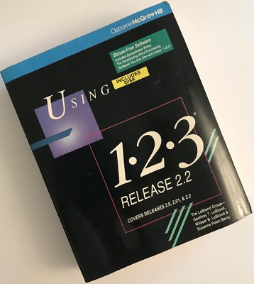 Using 1-2-3 Release 2.2/Book and Disk