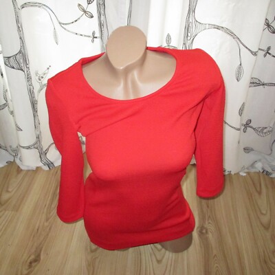 Mango Basics Kleid strukturiert rot sexy Grösse XS